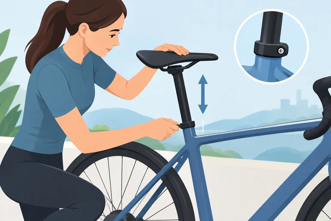 Régler la hauteur de selle vélo facilement