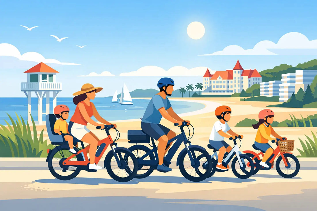 Location vélo électrique famille à La Baule