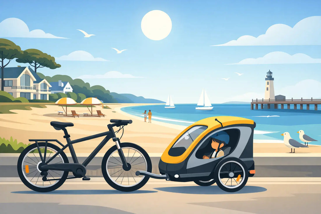 Location remorque vélo enfant à La Baule