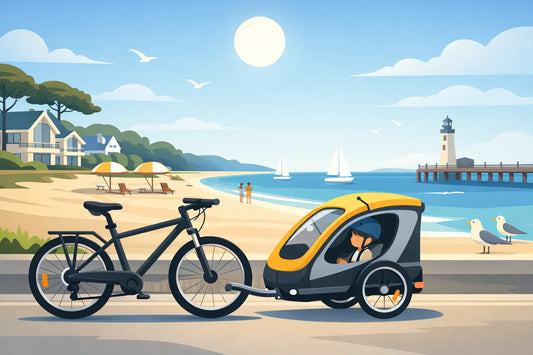 Location remorque vélo enfant à La Baule