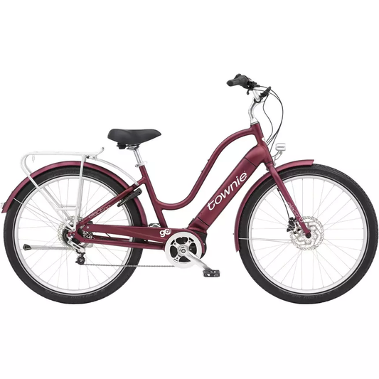 VTC électrique ELECTRA Townie Path Go! 5I Step-Thru Violet